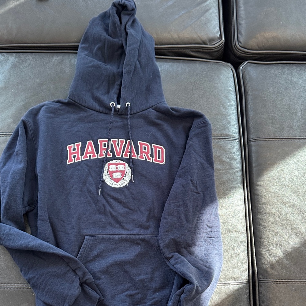 Harvard Champion navy Blue hoodie sweatshirt